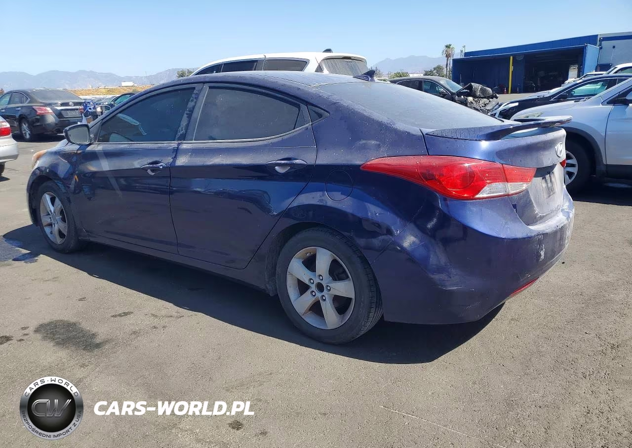 2013 Hyundai Elantra Gls VIN:5NPDH4AE2DH311076 - 2