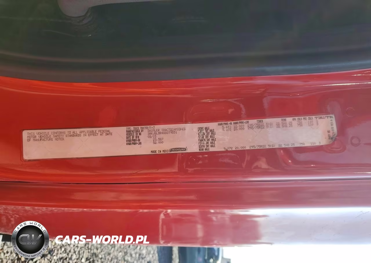 2016 Freightliner Cascadia 125 Semi Truck VIN:3AKJGLDR4GSGT9551 - 12