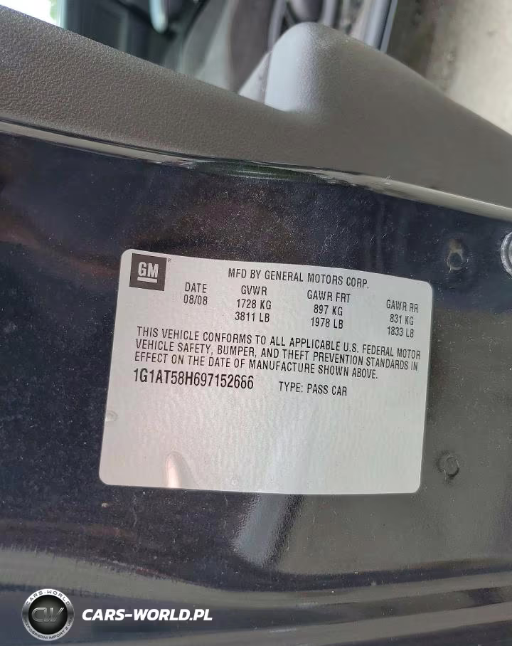 2009 Chevrolet Cobalt Lt VIN:1G1AT58H697152686 - 13