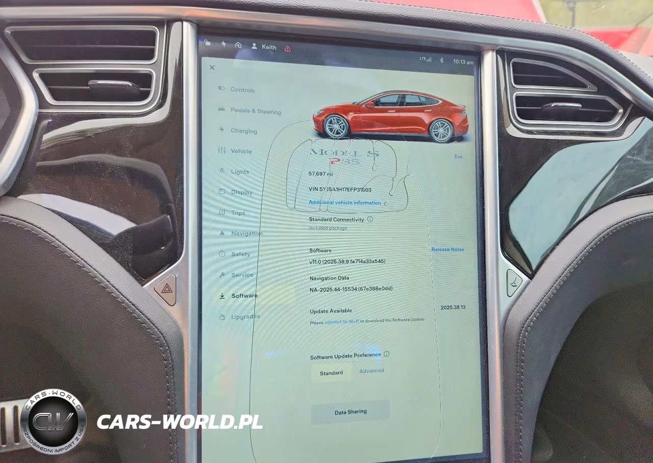 2014 Tesla Model S VIN:5YJSA1H17EFP31803 - 9