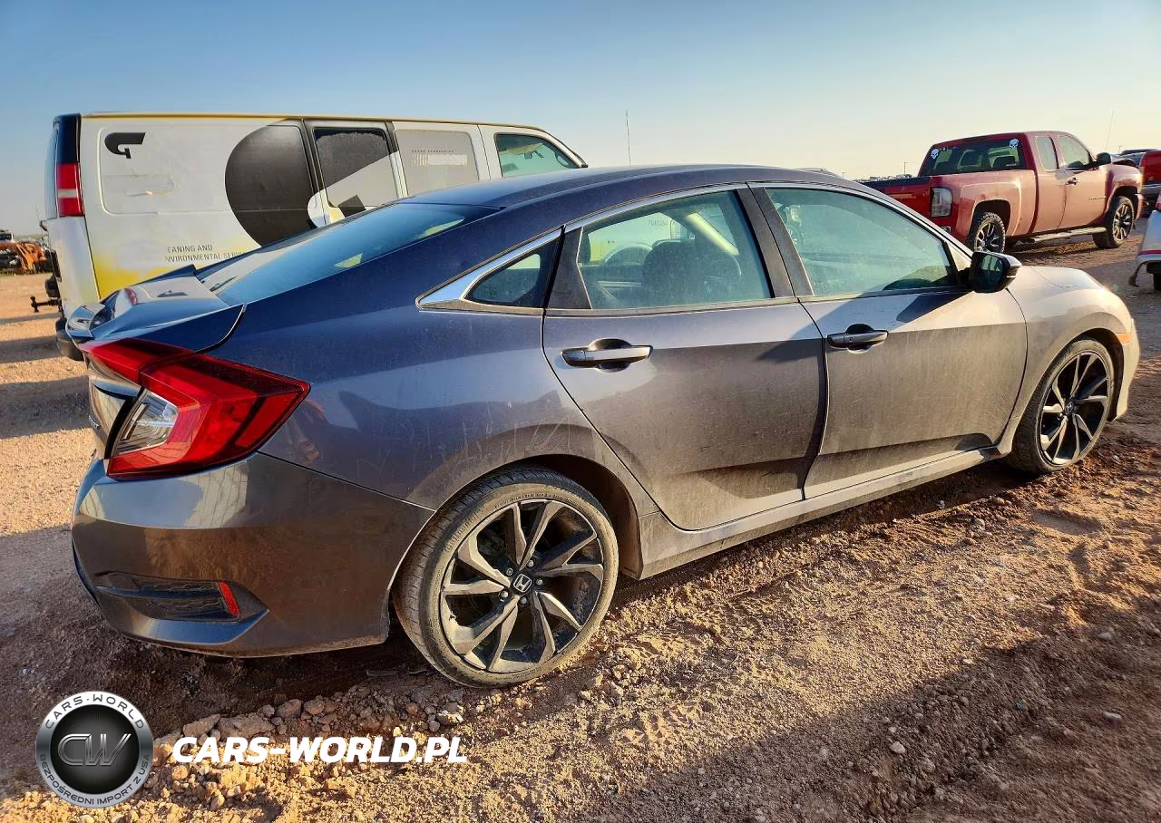 2020 Honda Civic Sport VIN:19XFC2F85LE213449 - 3