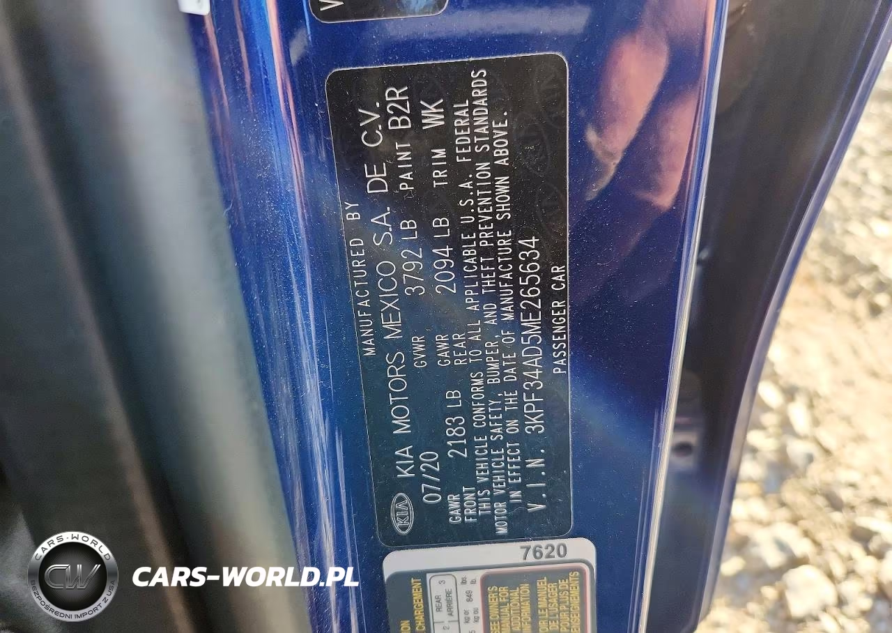 2021 Kia Forte VIN:3KPF34AD5ME265634 - 12