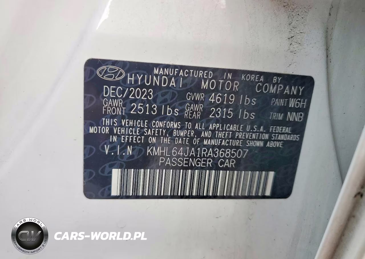 2024 Hyundai Sonata Sel VIN:KMHL64JA1RA368507 - 12