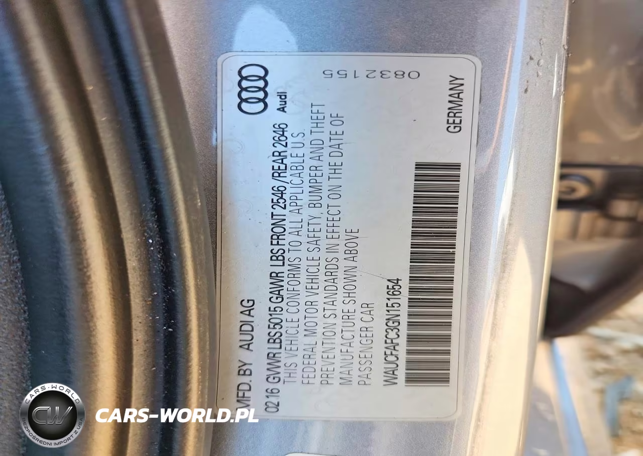2016 Audi A6 Premium VIN:WAUCFAFC3GN151654 - 12