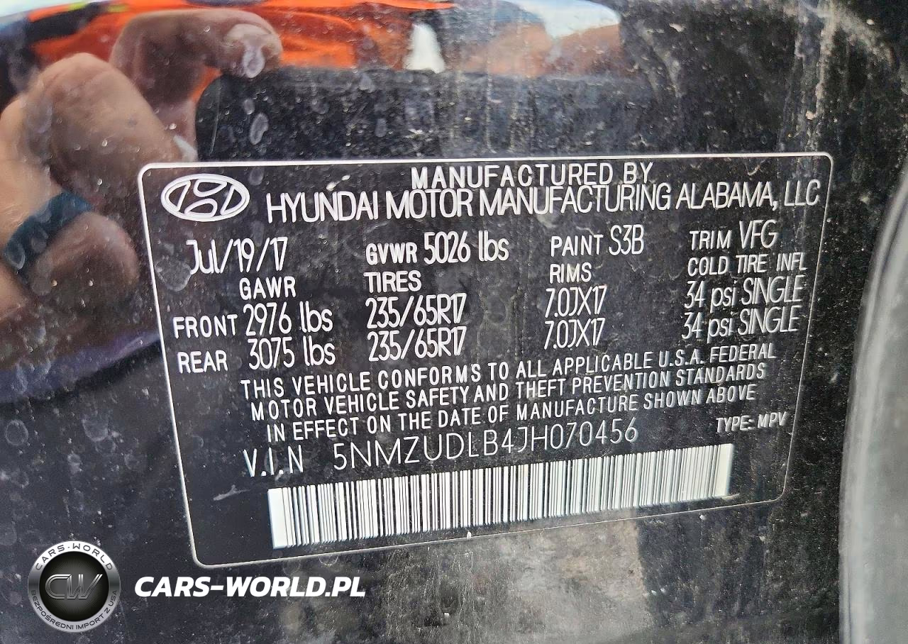 2018 Hyundai Santa Fe Sport 2.4L VIN:5NMZUDLB4JH070456 - 13