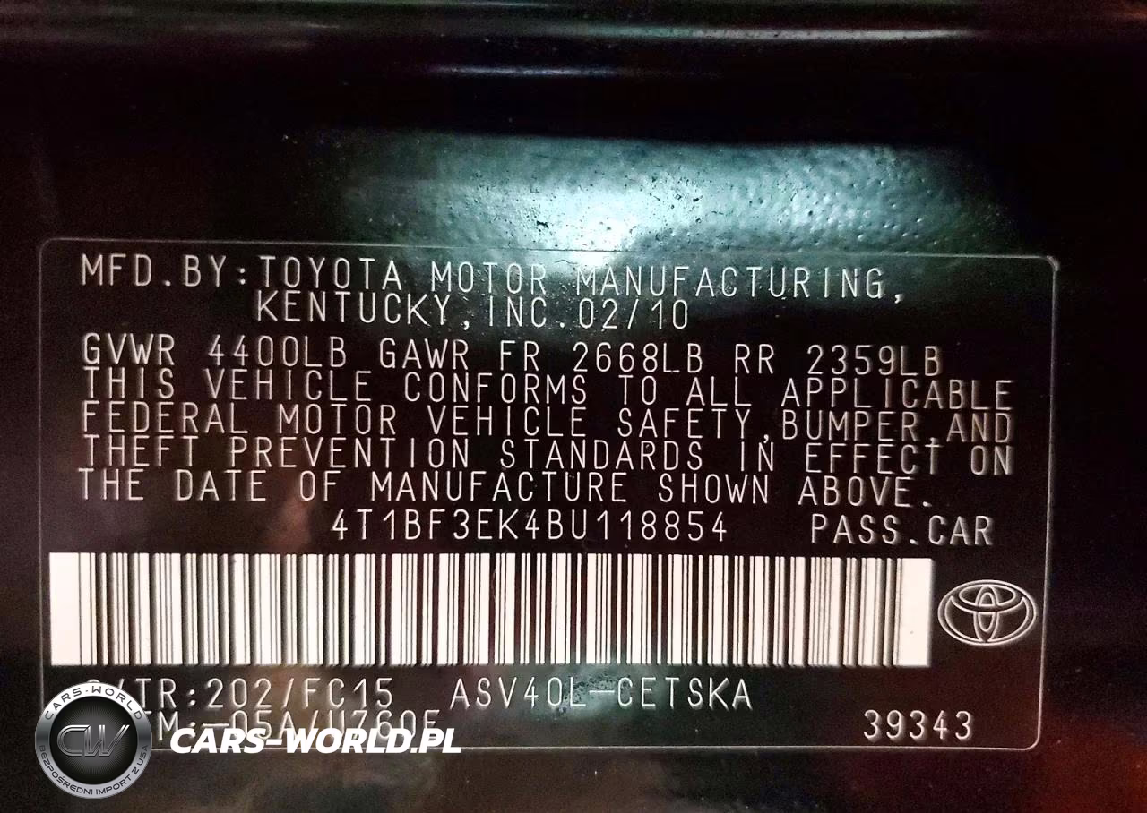 2011 Toyota Camry Se VIN:4T1BF3EK4BU118854 - 12