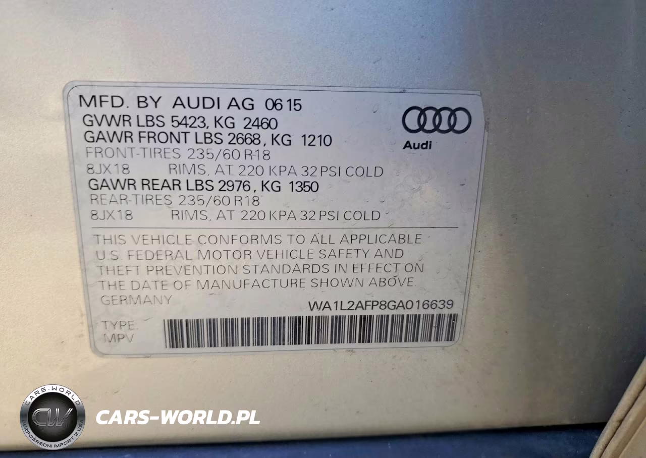 2016 Audi Q5 Premium Plus VIN:WA1L2AFP8GA016639 - 14
