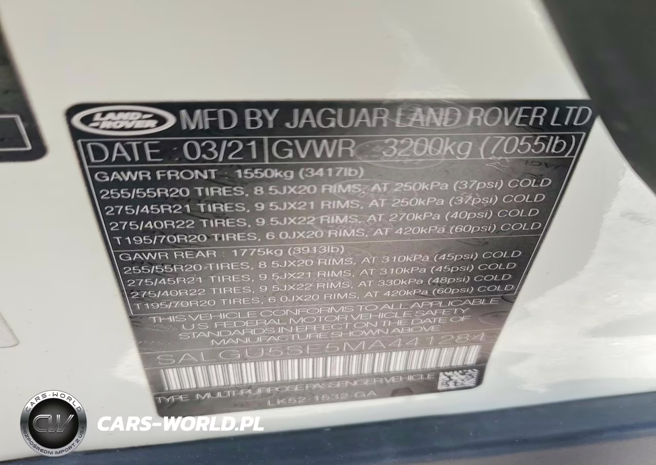 2021 Land Rover Range Rover Autobiography Fifty Edition VIN:SALGU5SE5MA441284 - 14