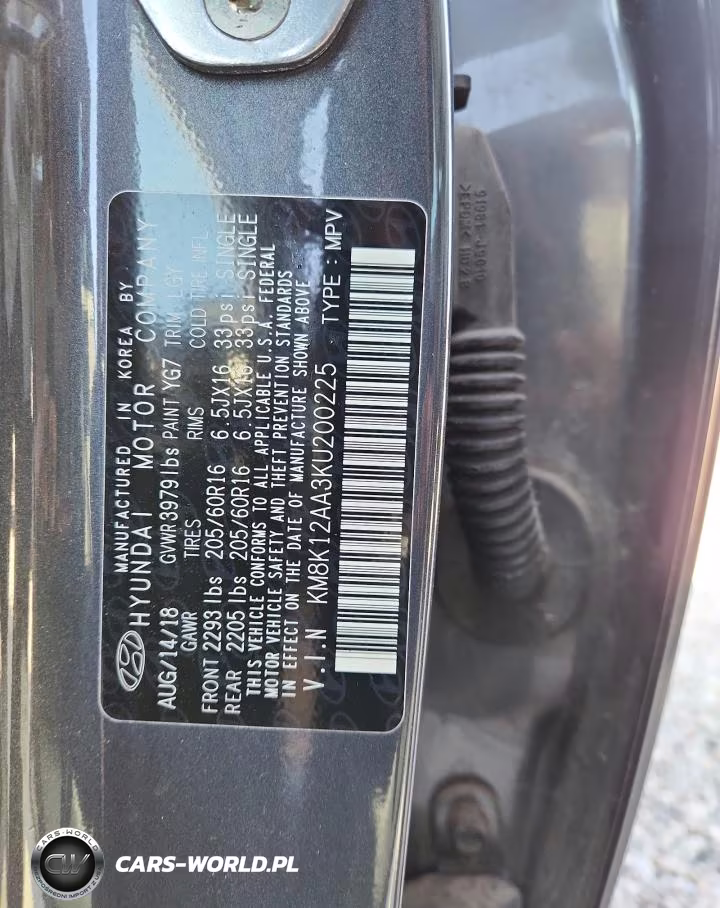 2019 Hyundai Kona Se VIN:KM8K12AA3KU200225 - 12