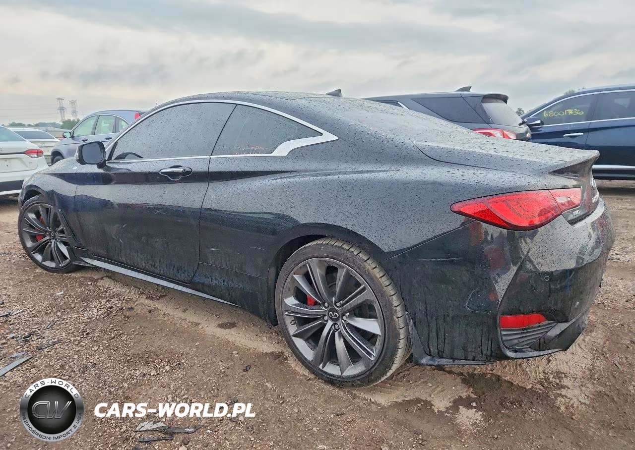 2021 Infiniti Q60 Red Sport 400 VIN:JN1FV7LL3MM560204 - 2