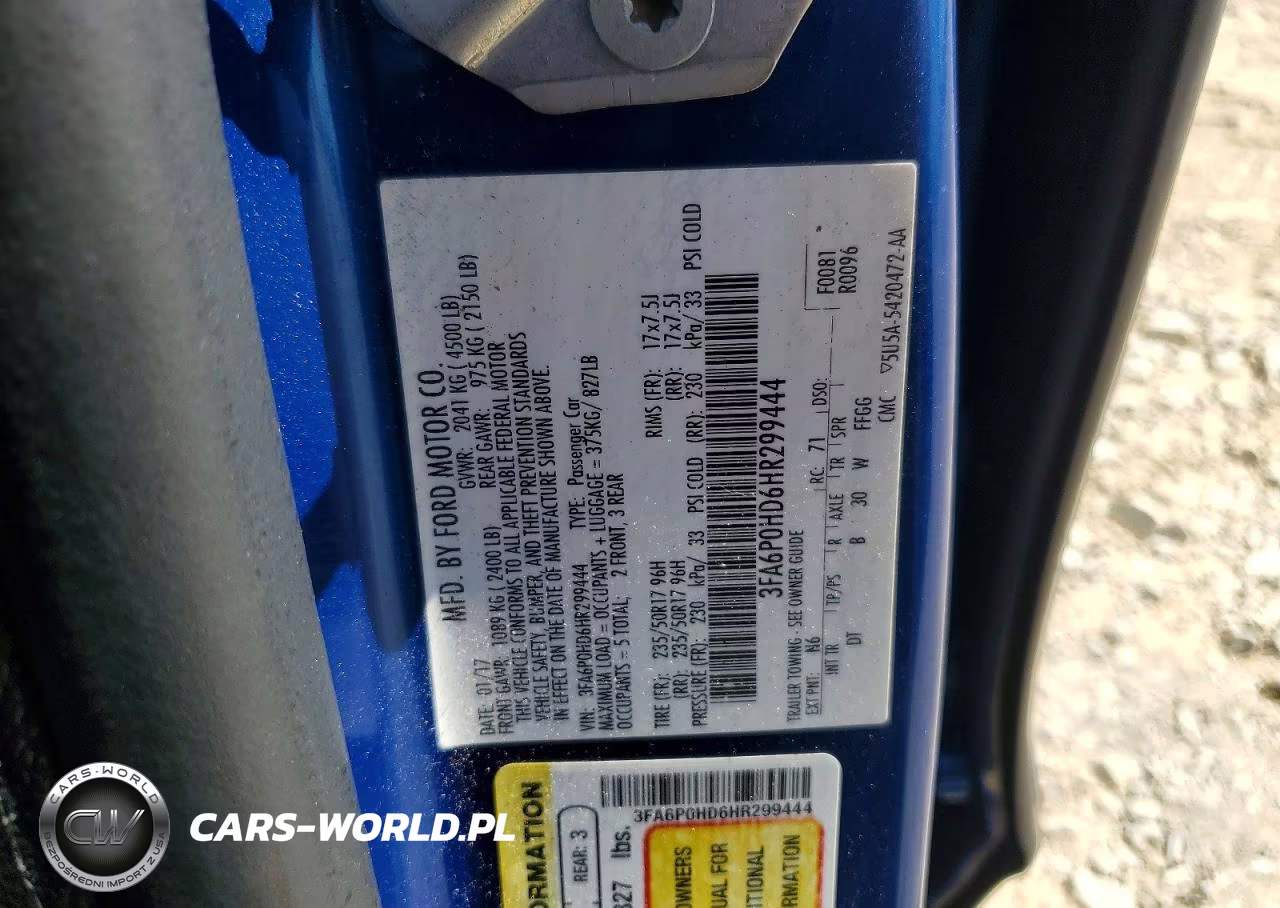 2017 Ford Fusion Se VIN:3FA6P0HD6HR299444 - 12