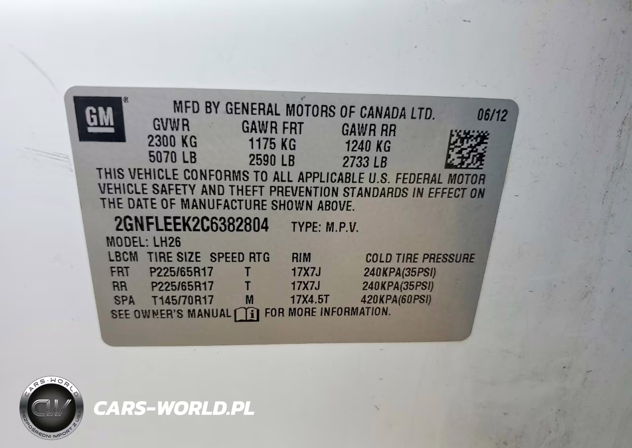 2012 Chevrolet Equinox Lt VIN:2GNFLEEK2C6382804 - 13