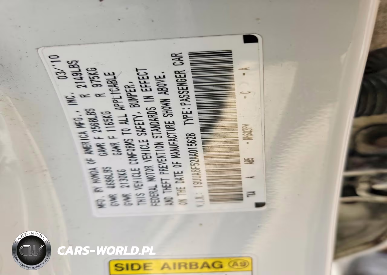 2010 Acura Tl VIN:19UUA8F52AA015628 - 12