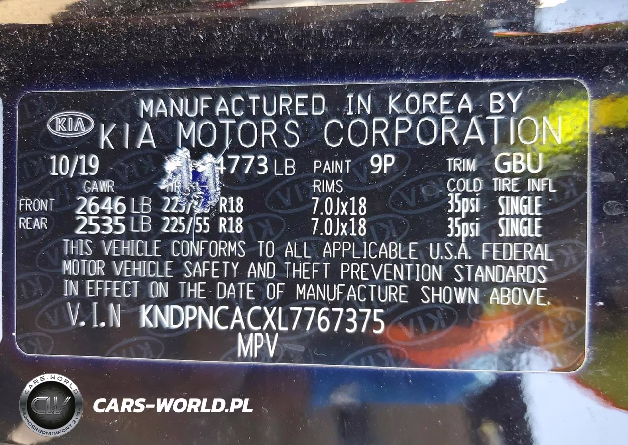 2020 Kia Sportage Ex VIN:KNDPNCACXL7767375 - 13