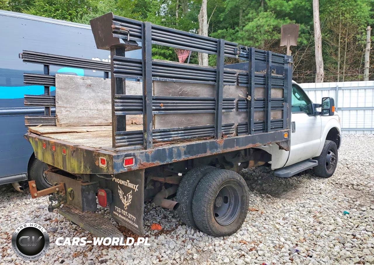 2011 Ford F350 Super Duty Dump Flatbed Truck VIN:1FDRF3H66BEB44296 - 3