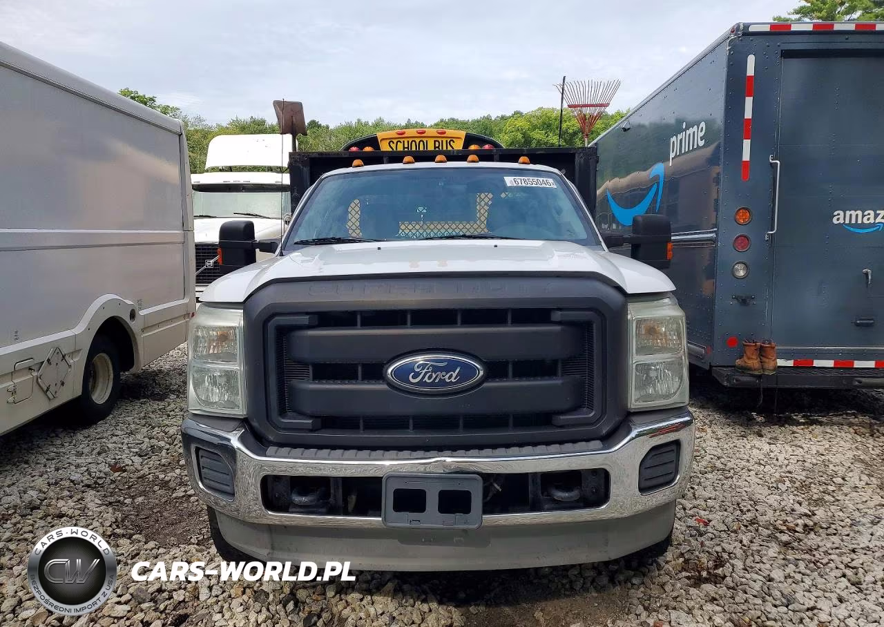 2011 Ford F350 Super Duty Dump Flatbed Truck VIN:1FDRF3H66BEB44296 - 5