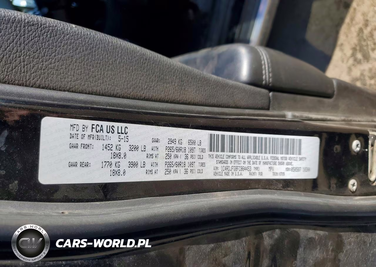 2015 Dodge Durango Ssv VIN:1C4RDJFG8FC864453 - 13