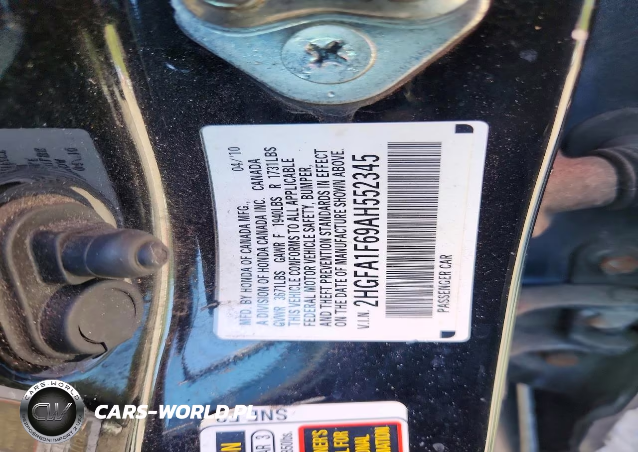 2010 Honda Civic Lx-S VIN:2HGFA1F69AH552345 - 12