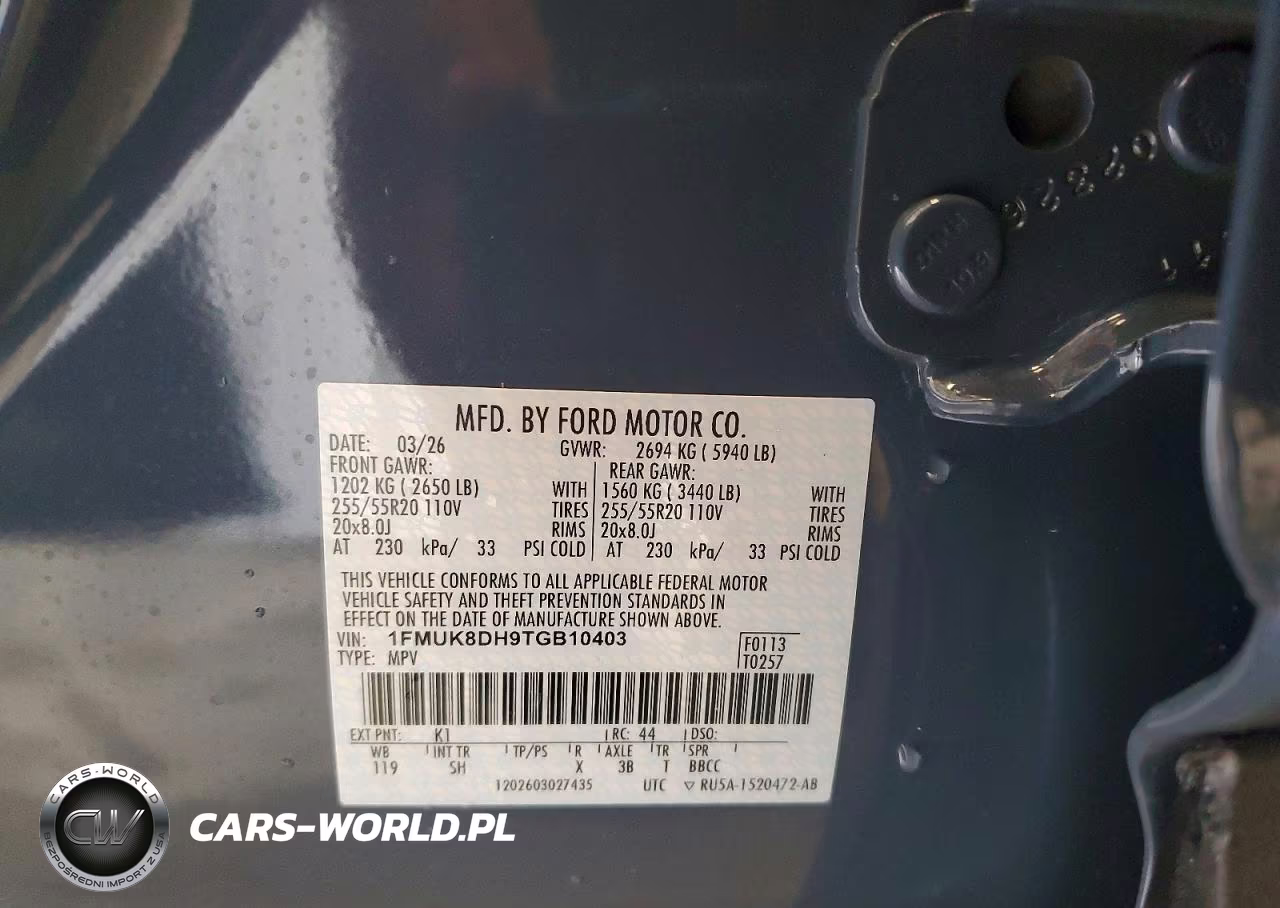 2026 Ford Explorer Active VIN:1FMUK8DH9TGB10403 - 14