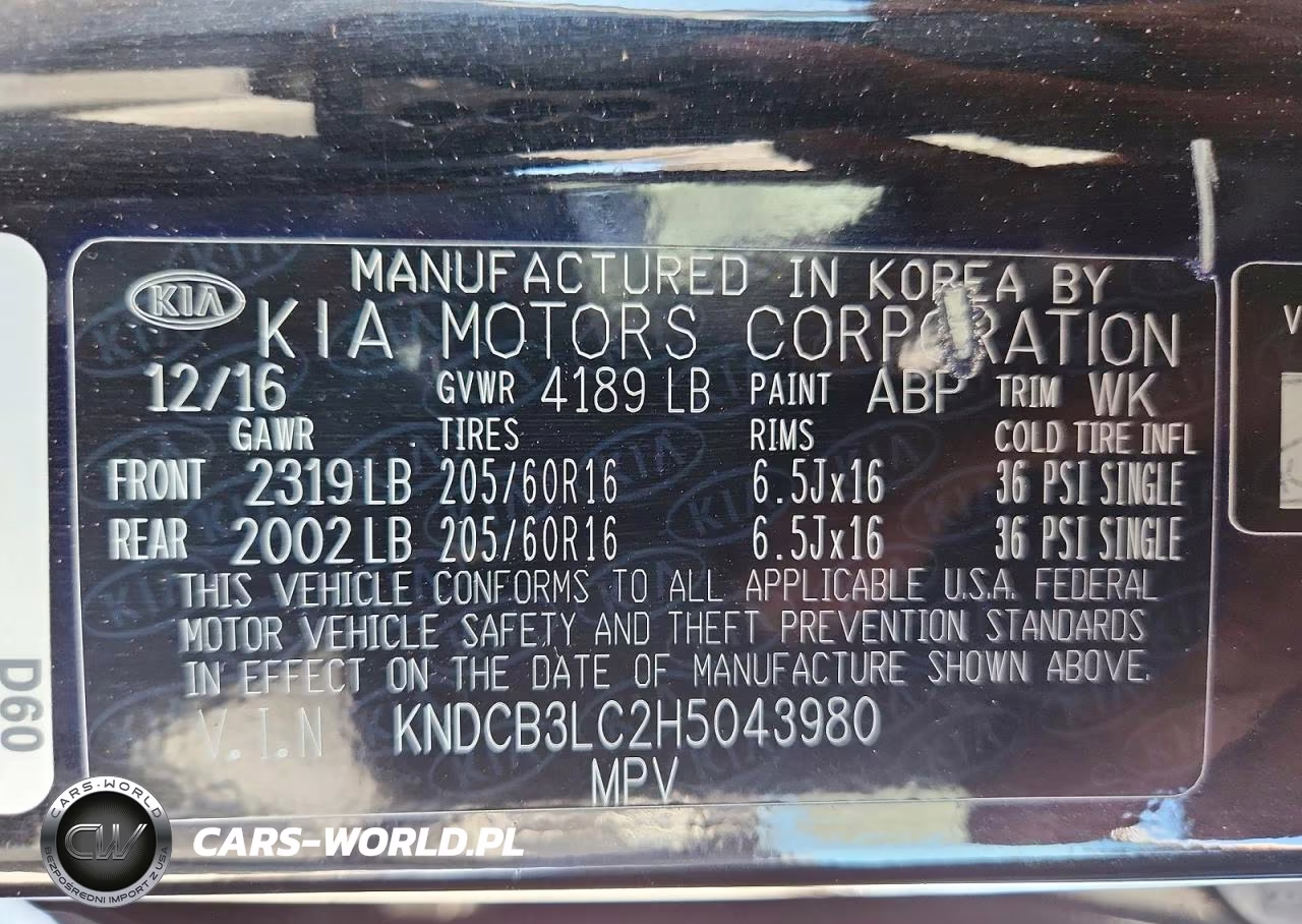 2017 Kia Niro Lx VIN:KNDCB3LC2H5043980 - 12