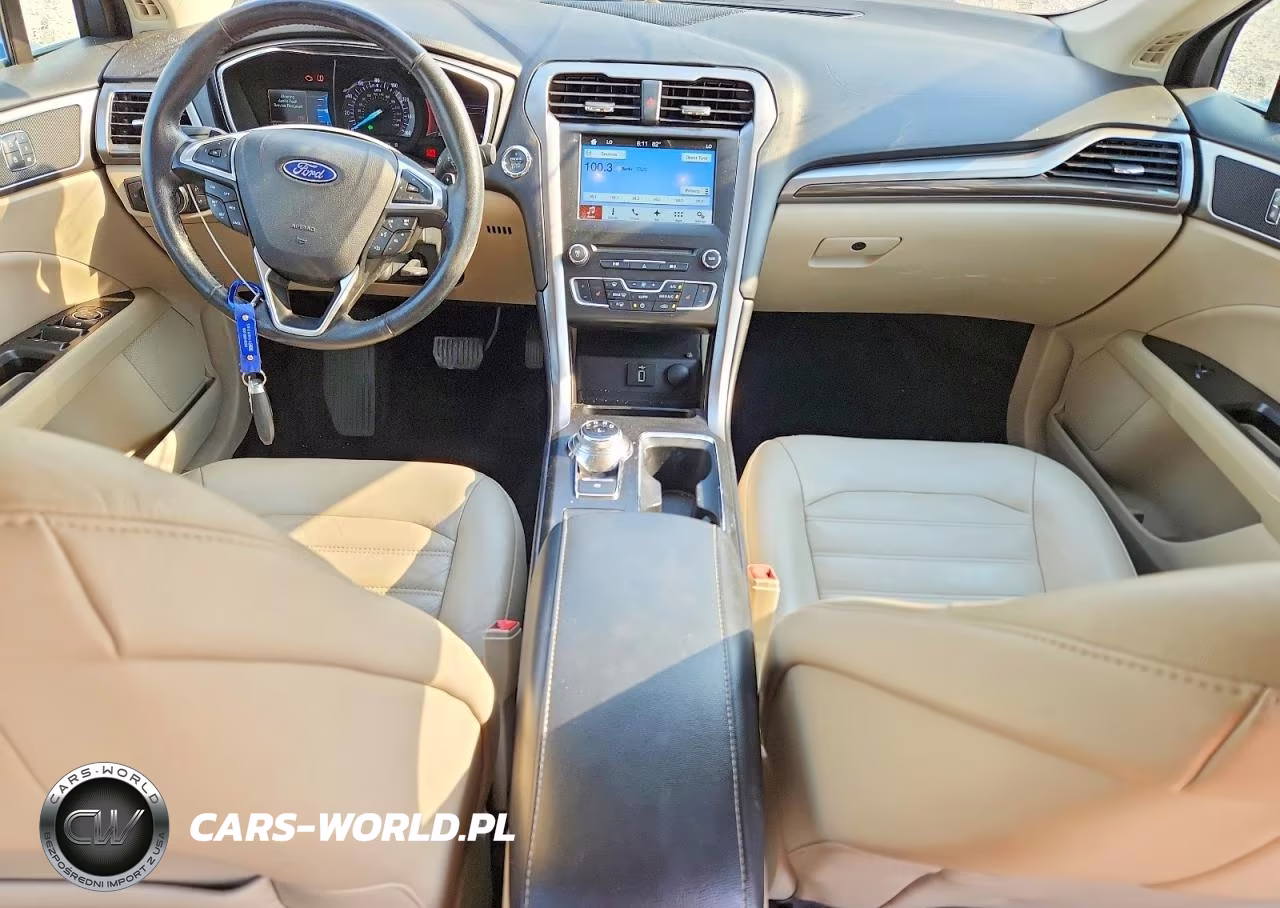 2017 Ford Fusion Se VIN:3FA6P0T90HR119572 - 8