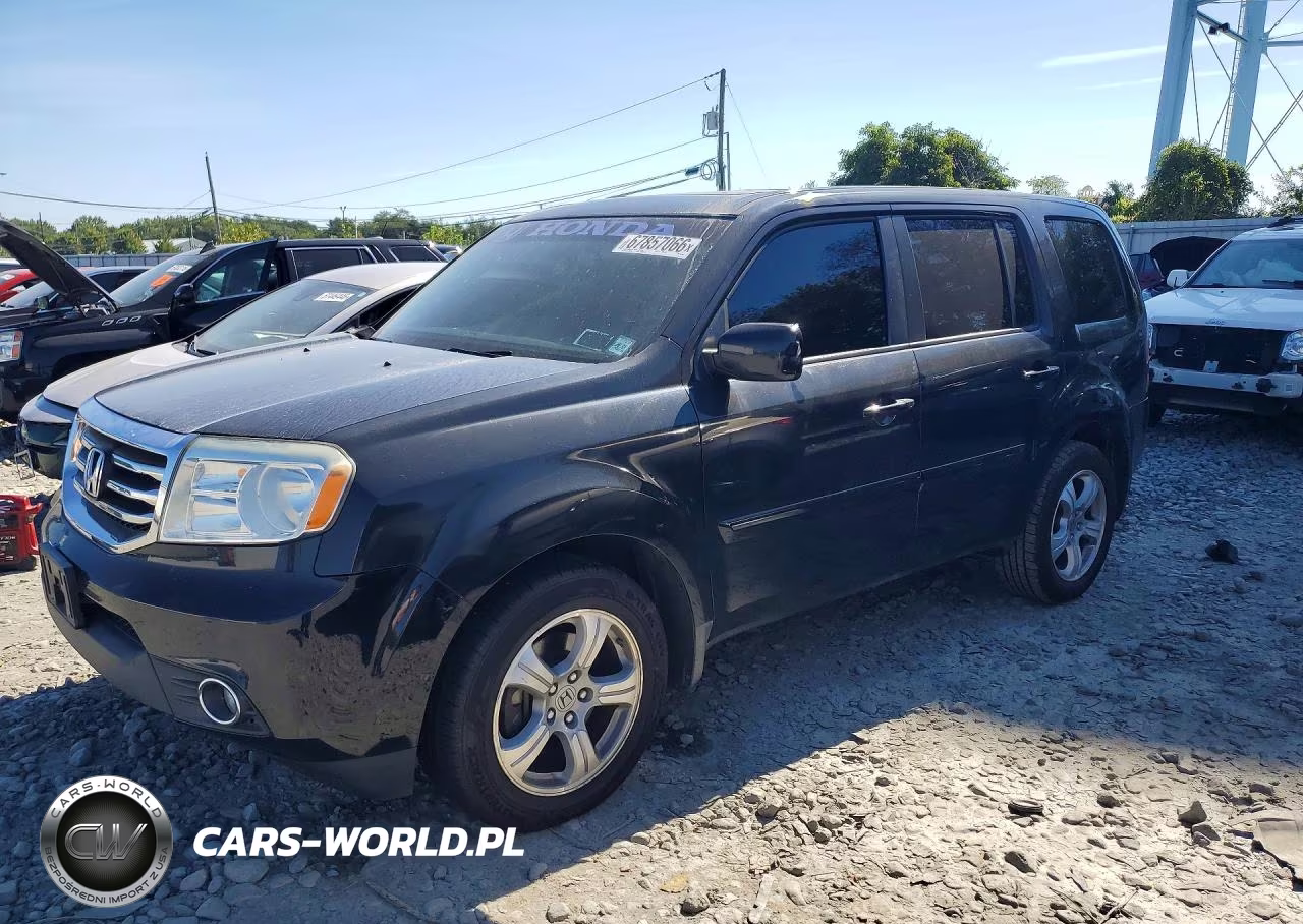 2012 Honda Pilot Exln VIN:5FNYF4H70CB021026 - 1