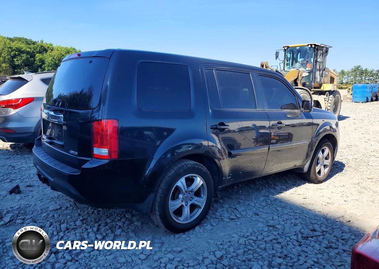 2012 Honda Pilot Exln VIN:5FNYF4H70CB021026 - 3
