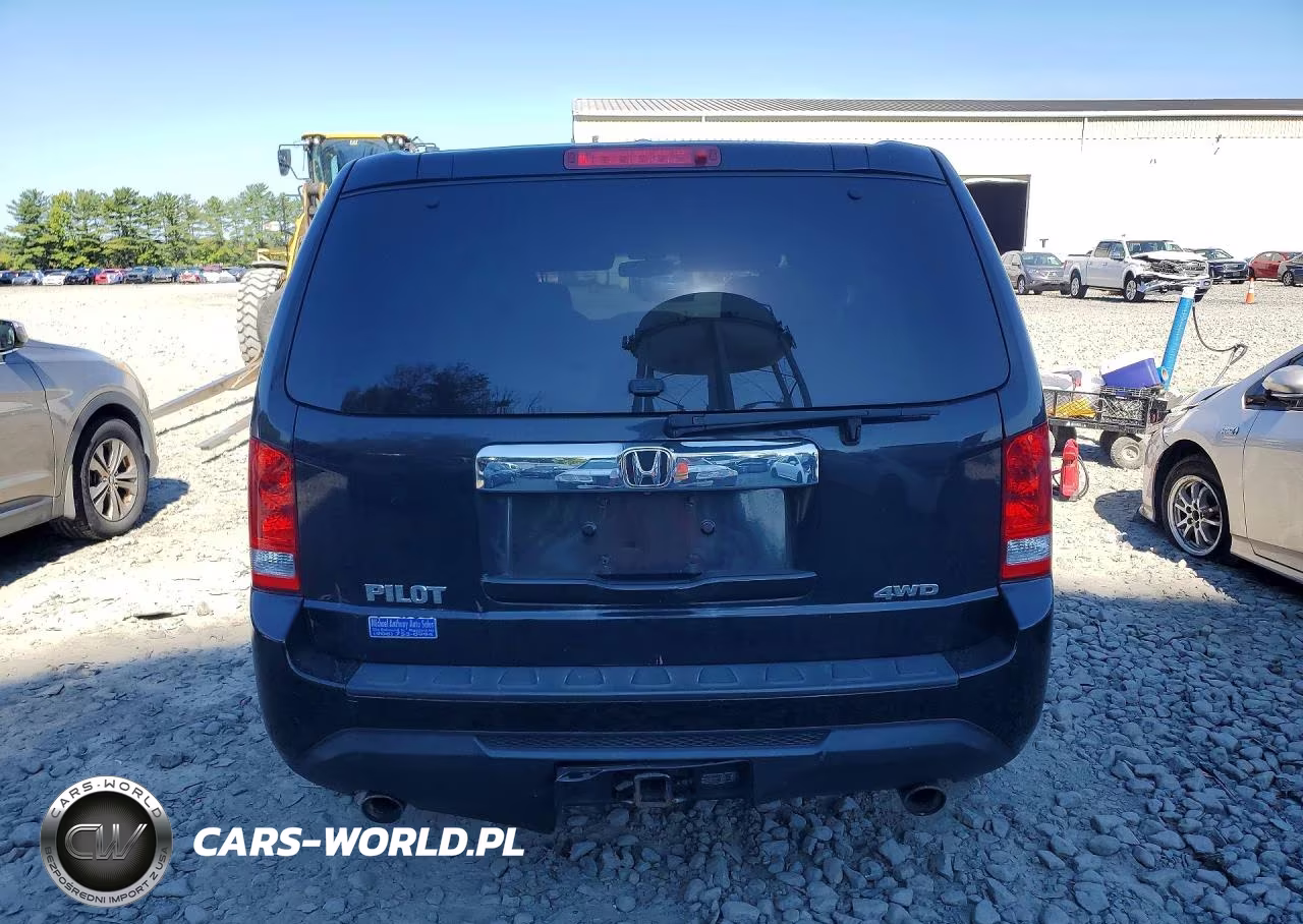 2012 Honda Pilot Exln VIN:5FNYF4H70CB021026 - 6