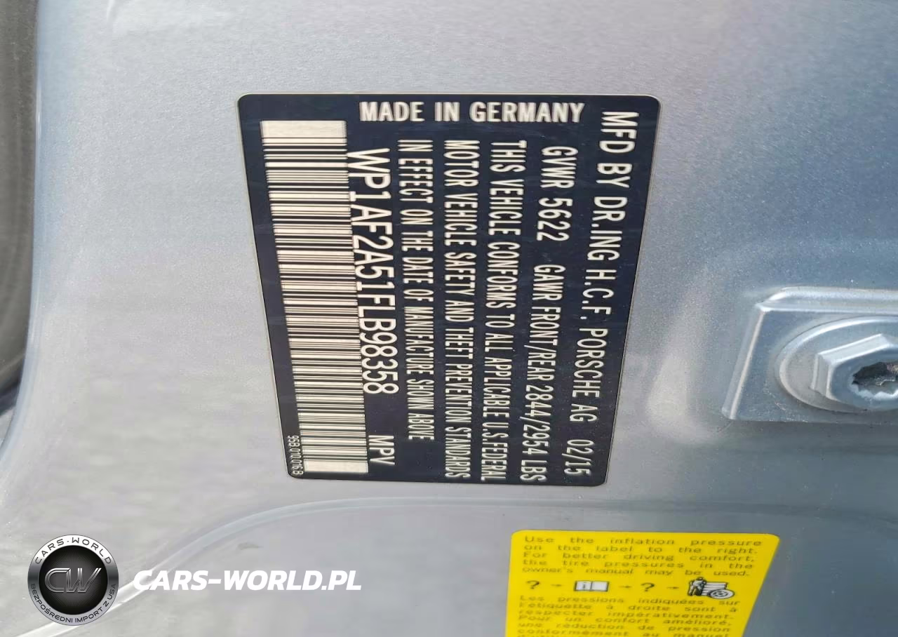 2015 Porsche Macan Turbo VIN:WP1AF2A51FLB98358 - 13