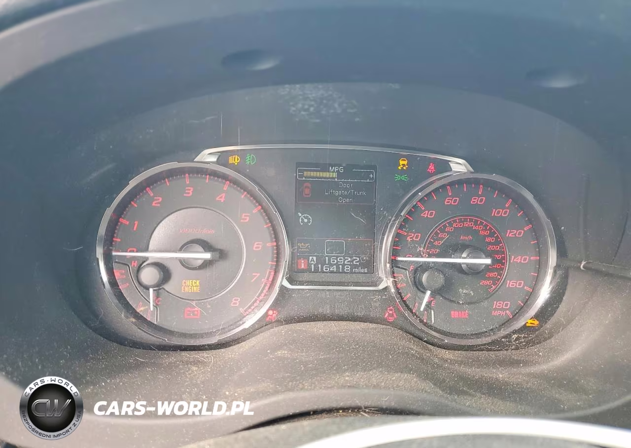 2017 Subaru Wrx Limited VIN:JF1VA1L61H9819248 - 9
