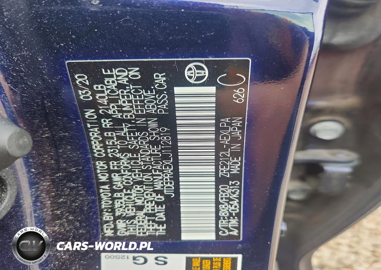 2020 Toyota Corolla Le VIN:JTDEPRAEXLJ112819 - 12