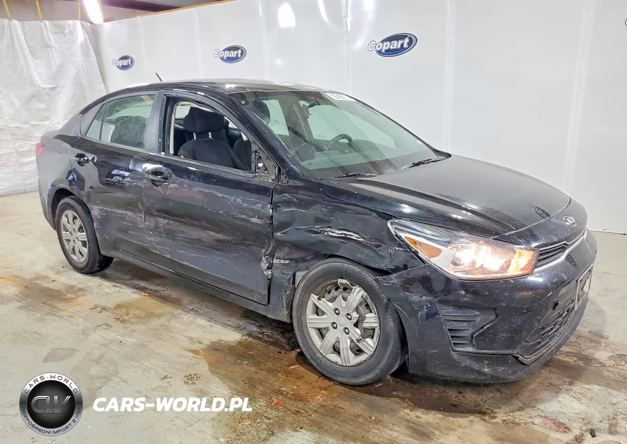 2021 Kia Rio Lx VIN:3KPA24AD8ME423185 - 4