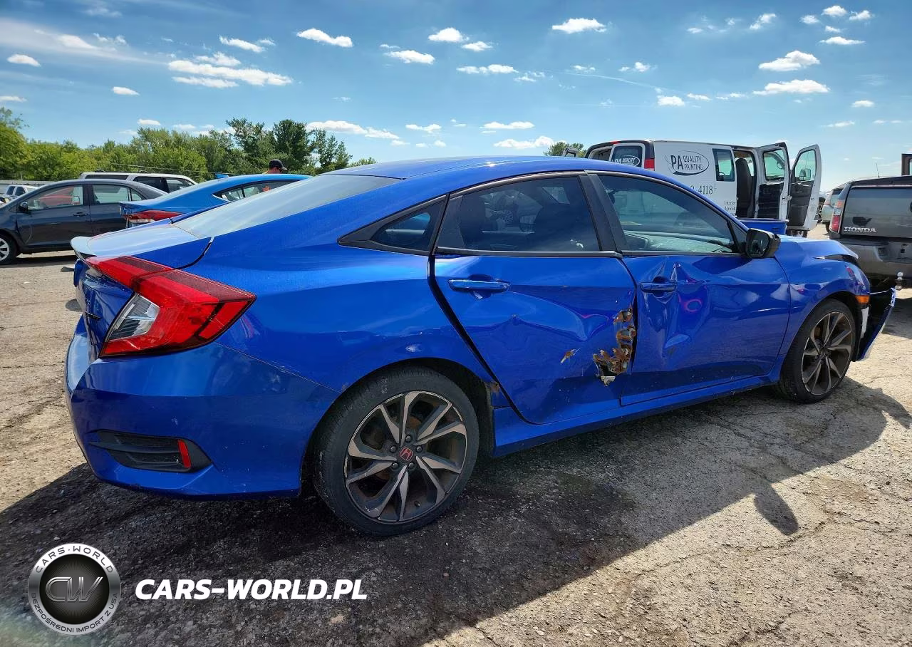 2019 Honda Civic Sport VIN:19XFC2F86KE018829 - 3