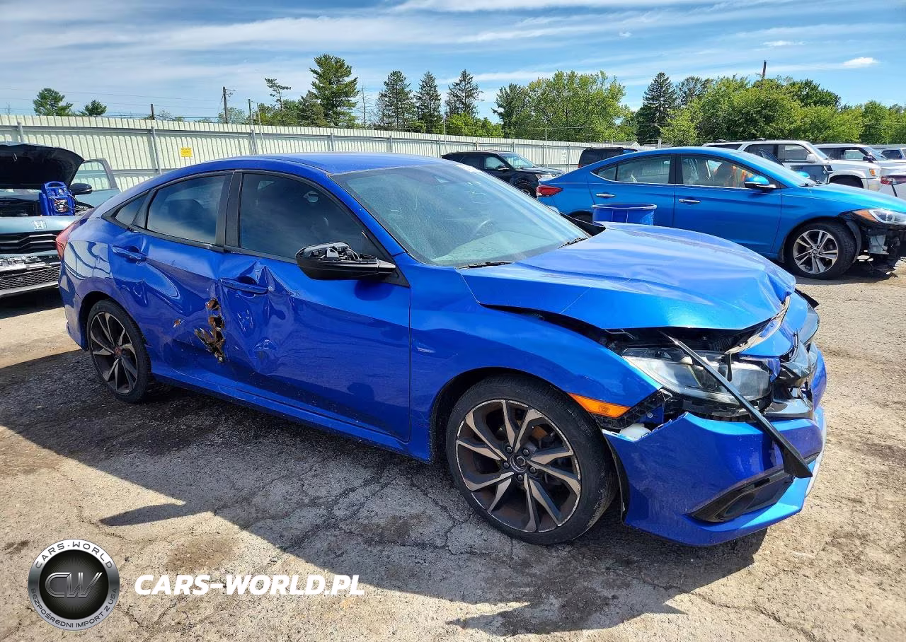 2019 Honda Civic Sport VIN:19XFC2F86KE018829 - 4