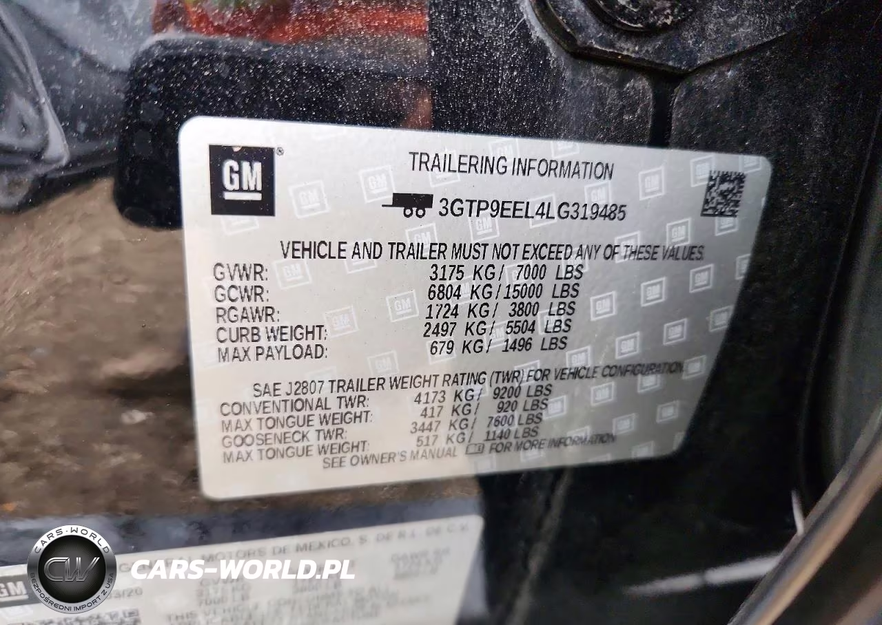 2020 GMC Sierra K1500 At4 VIN:3GTP9EEL4LG319485 - 12