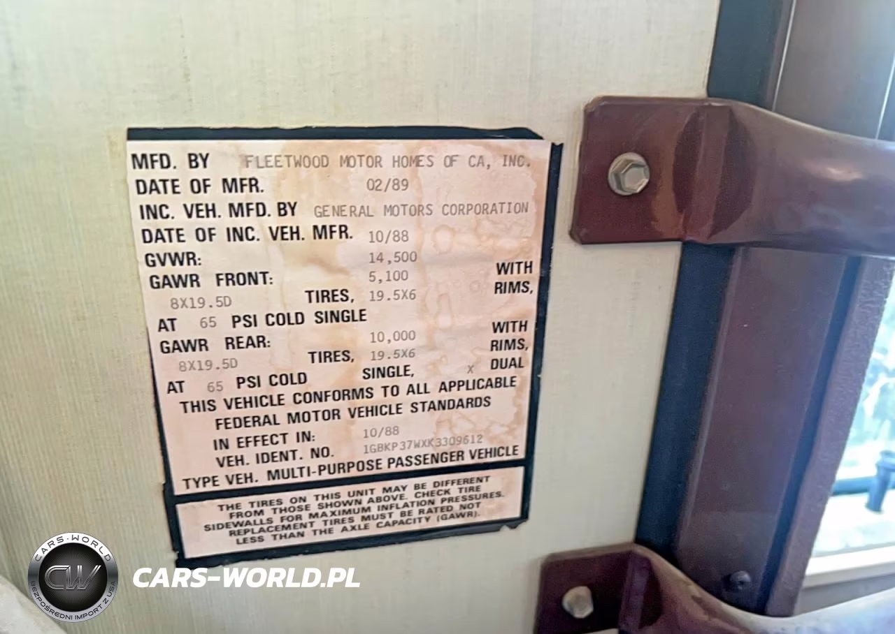 1989 Fleetwood Southwind VIN:1GBKP37WXK3309612 - 10