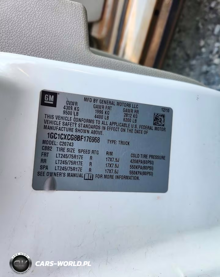 2011 Chevrolet Silverado C2500 Heavy Duty Lt VIN:1GC1CXCG8BF176968 - 12