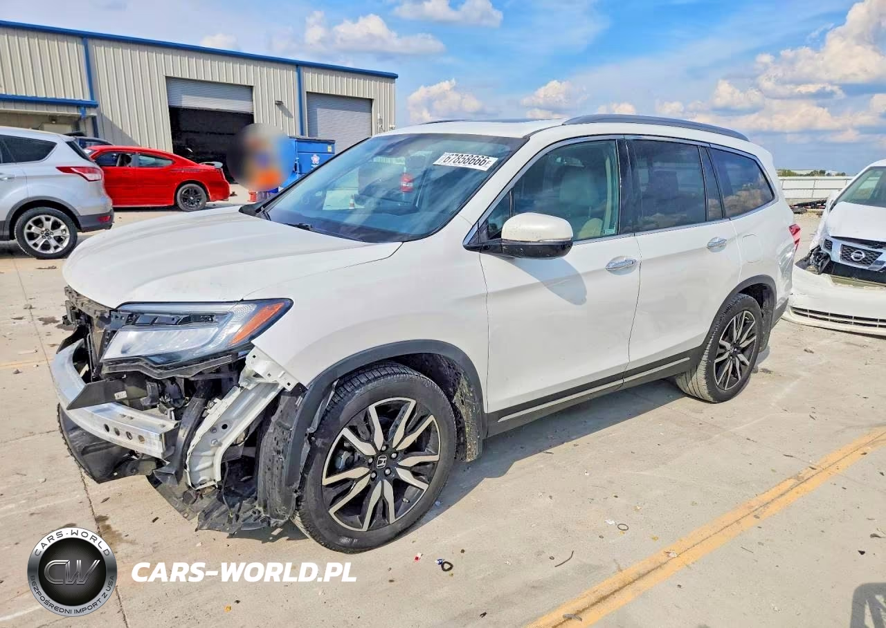 2022 Honda Pilot Touring VIN:5FNYF5H6XNB020062 - 1