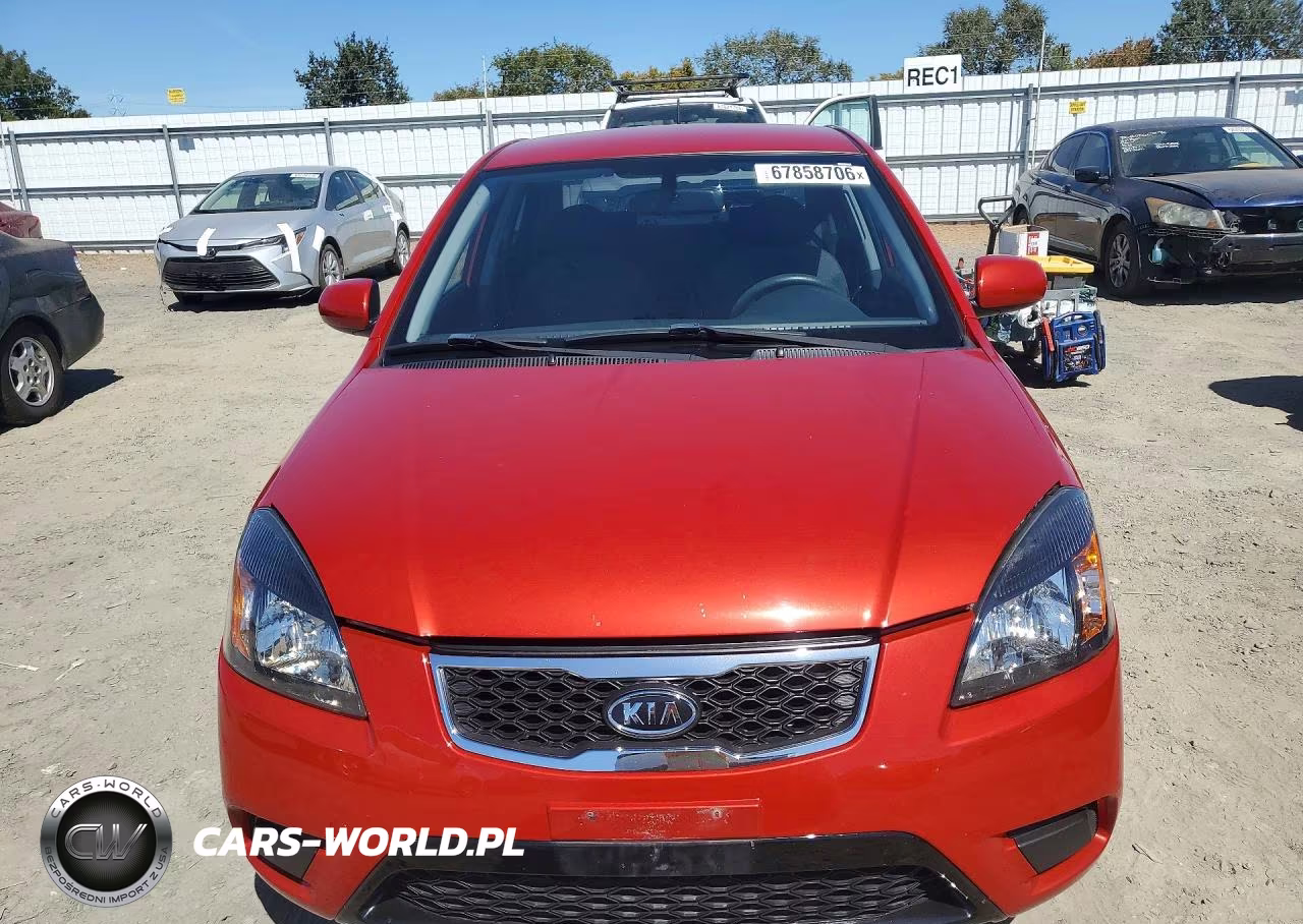 2011 Kia Rio Lx VIN:KNADH4A35B6924070 - 5