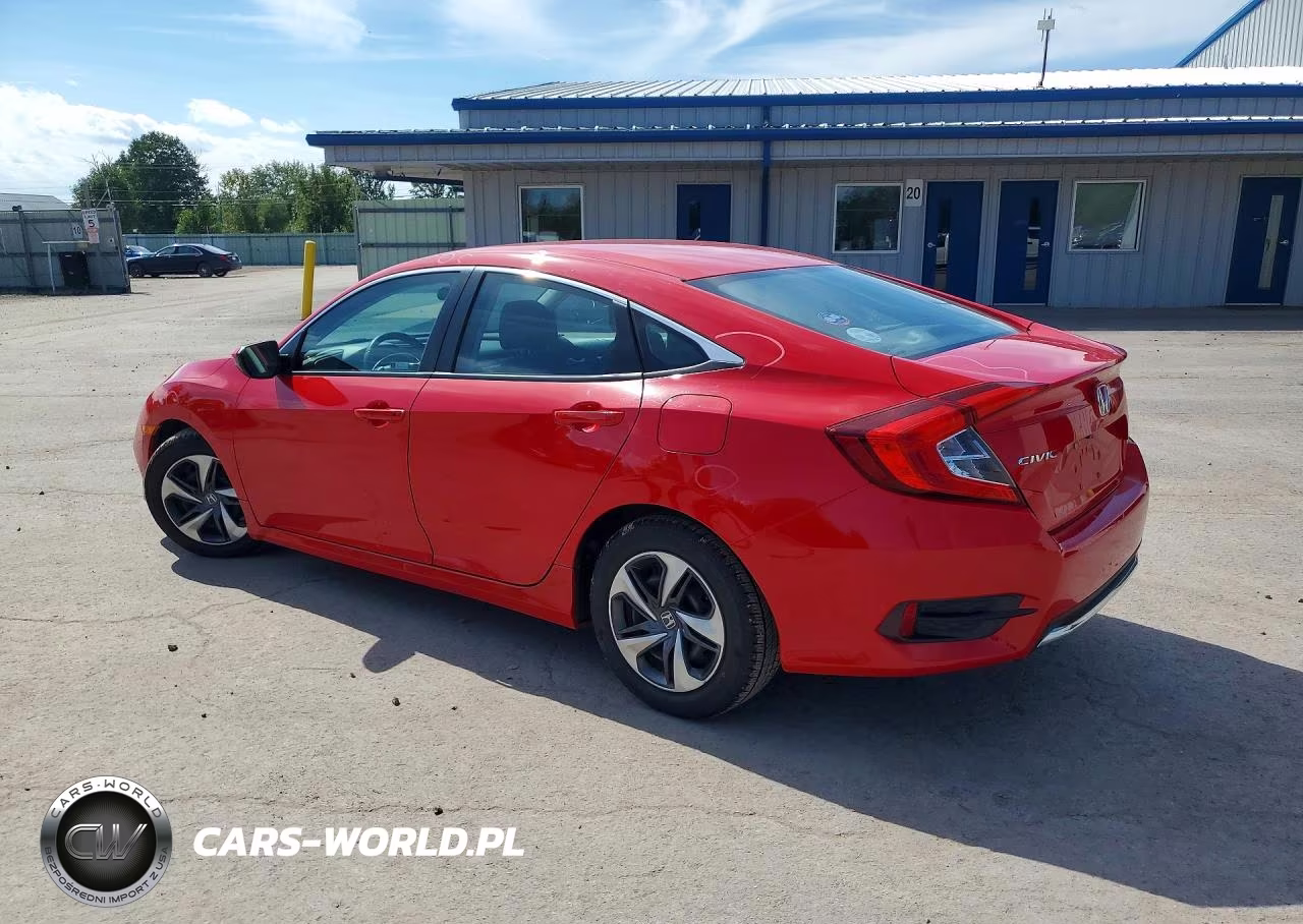 2020 Honda Civic Lx VIN:2HGFC2F6XLH595093 - 2