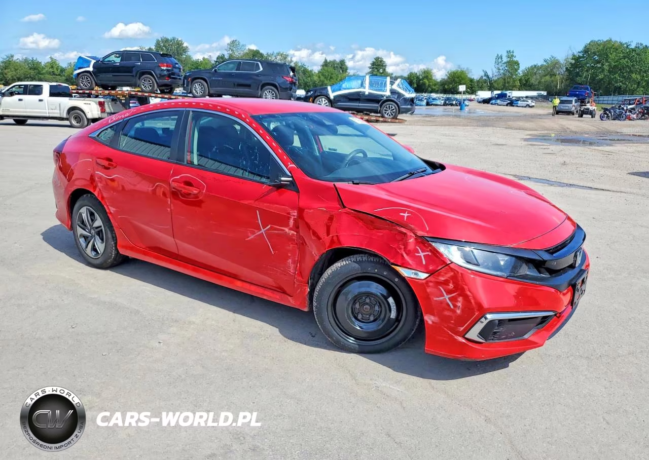 2020 Honda Civic Lx VIN:2HGFC2F6XLH595093 - 4