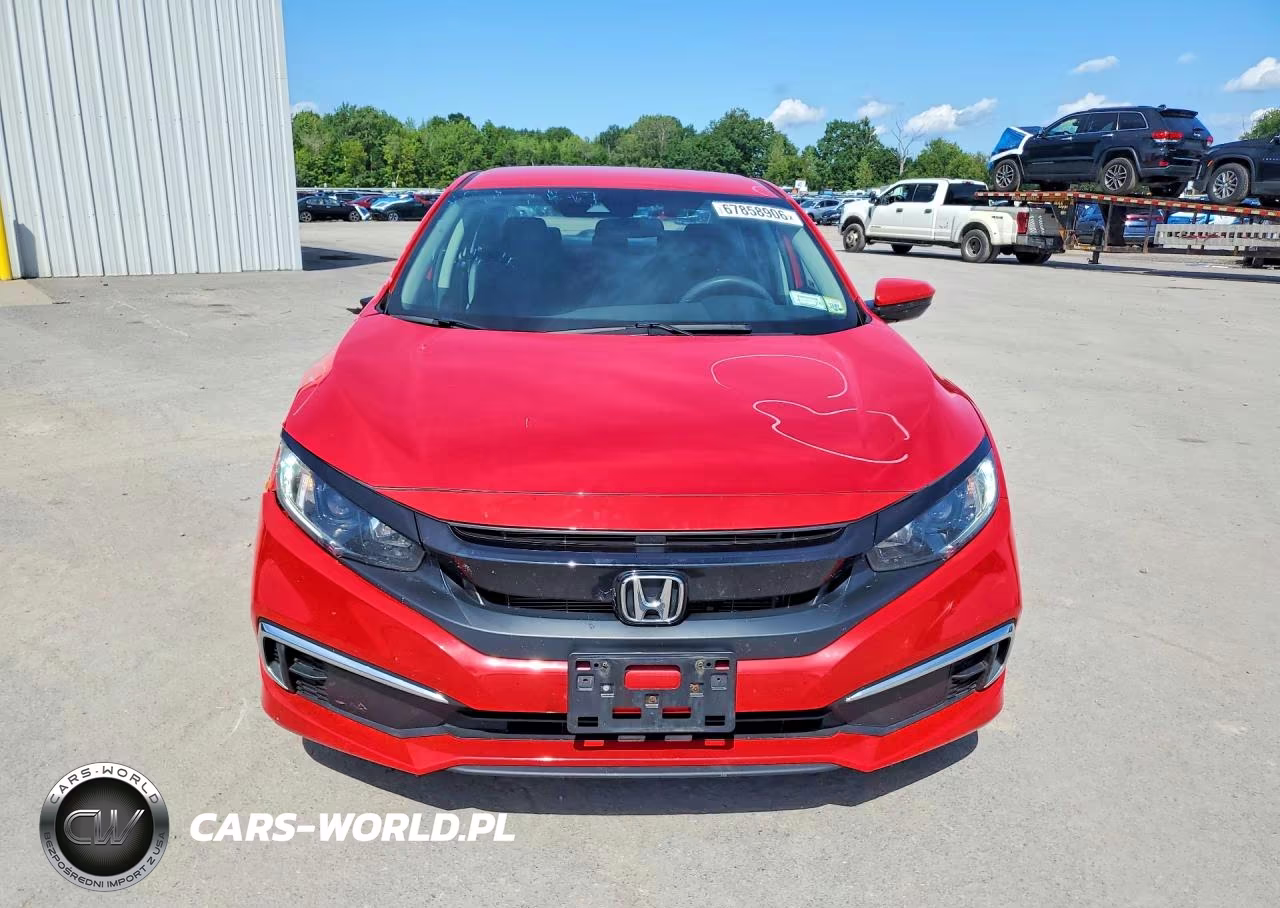 2020 Honda Civic Lx VIN:2HGFC2F6XLH595093 - 5