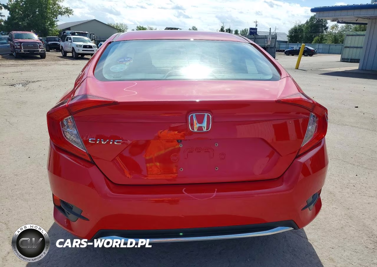 2020 Honda Civic Lx VIN:2HGFC2F6XLH595093 - 6