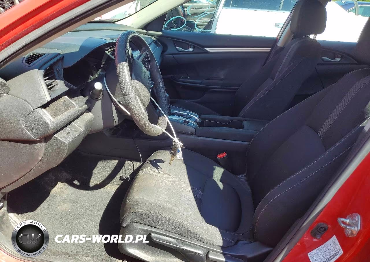 2020 Honda Civic Lx VIN:2HGFC2F6XLH595093 - 7