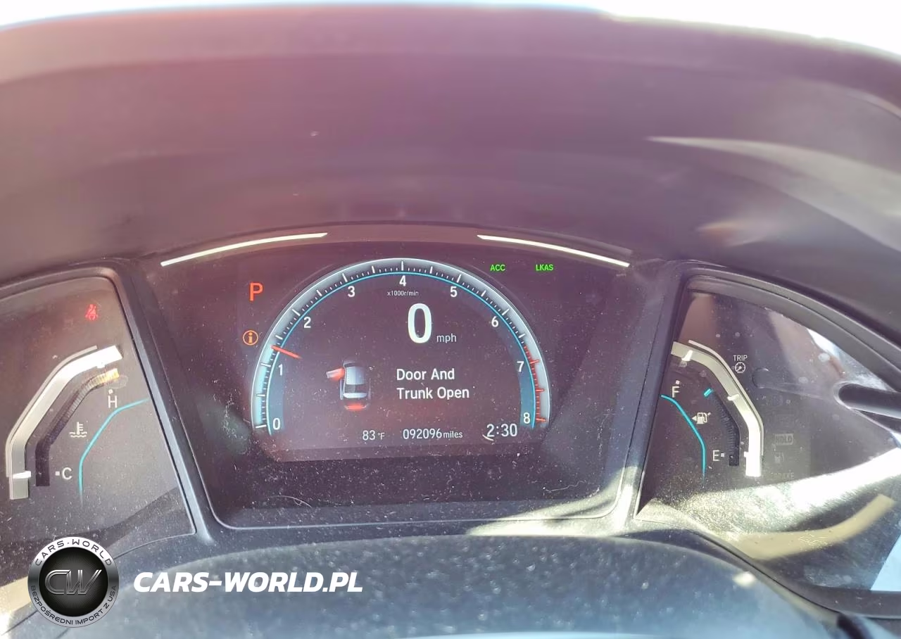 2020 Honda Civic Lx VIN:2HGFC2F6XLH595093 - 9
