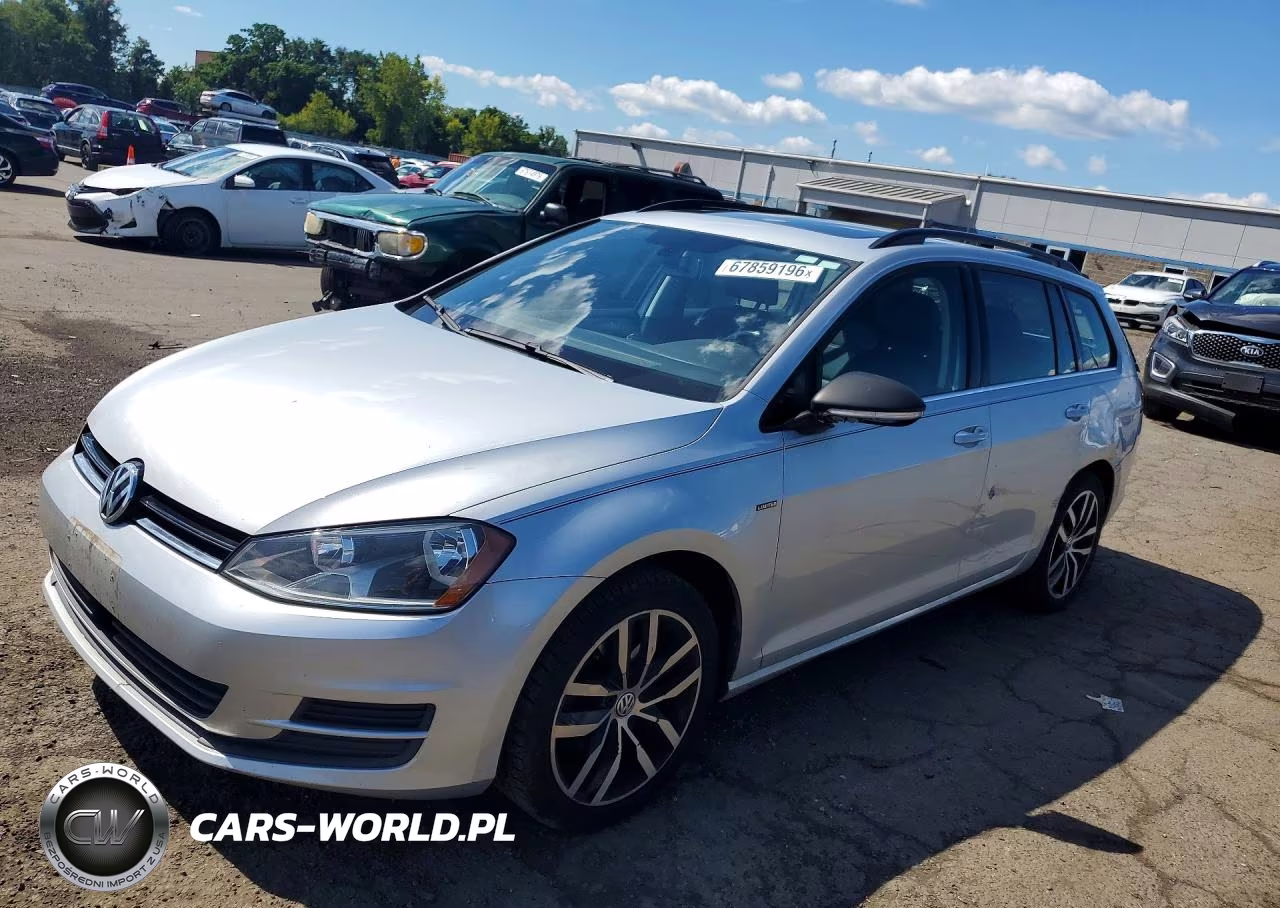 2016 Volkswagen Golf Sportwagen S VIN:3VWC17AU4GM522137 - 1