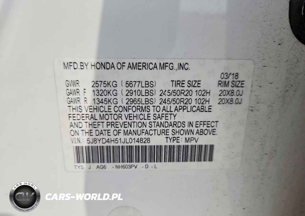 2018 Acura Mdx Technology VIN:5J8YD4H51JL014828 - 13