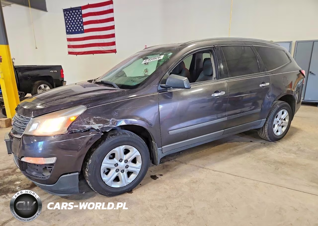 2014 Chevrolet Traverse Ls VIN:1GNKRFKD9EJ282407 - 1