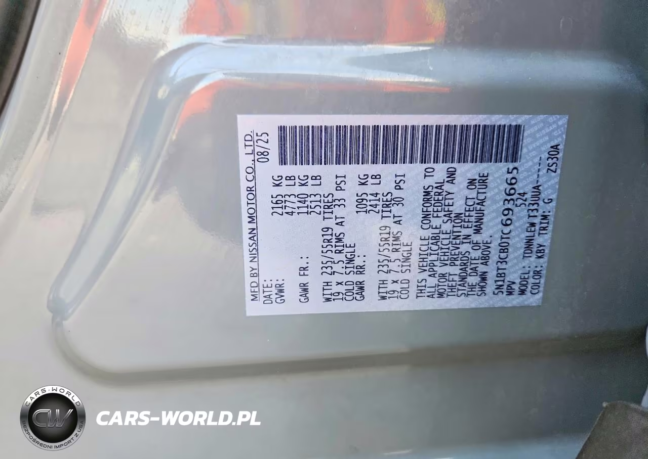 2026 Nissan Rogue Sl VIN:5N1BT3CB0TC693665 - 13