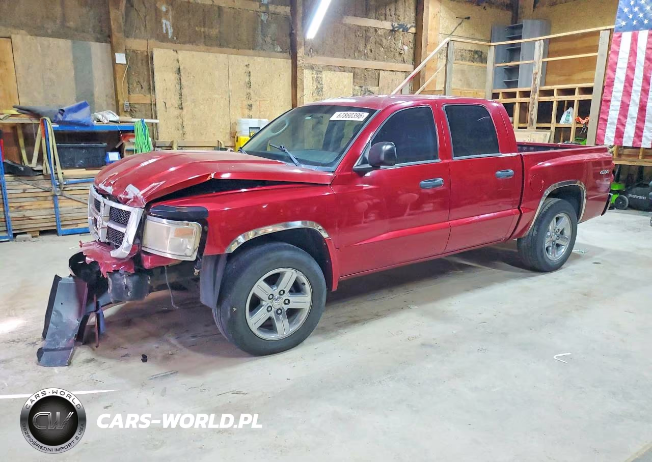 2008 Dodge Dakota Quad Slt VIN:1D7HW48N68S629258 - 1